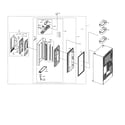 Samsung RF22N9781SG/AA-00 right fridge door diagram