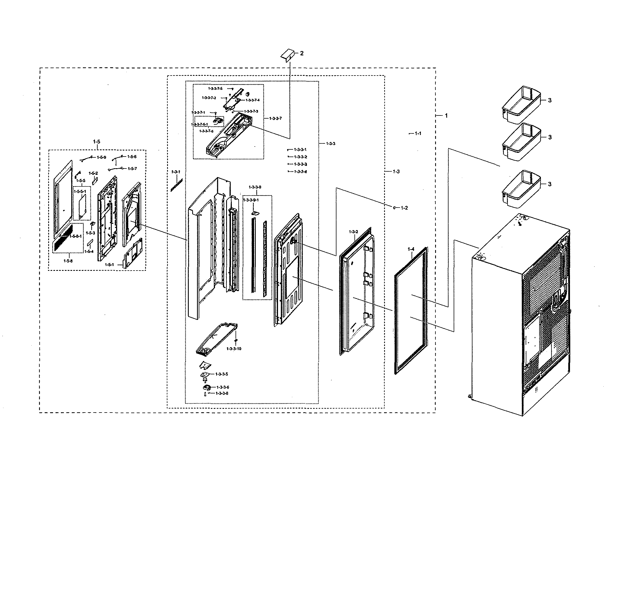 Right fridge door