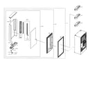 Samsung RF22N9781SG/AA-00 right freezer door diagram