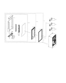 Left freezer door