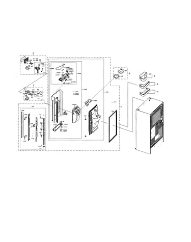 Left fridge door