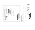 Samsung RF22N9781SR/AA-00 right freezer door diagram