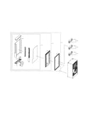 Left freezer door