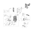 Samsung RF22NPEDBSG/AA-00 cabinet 2 diagram