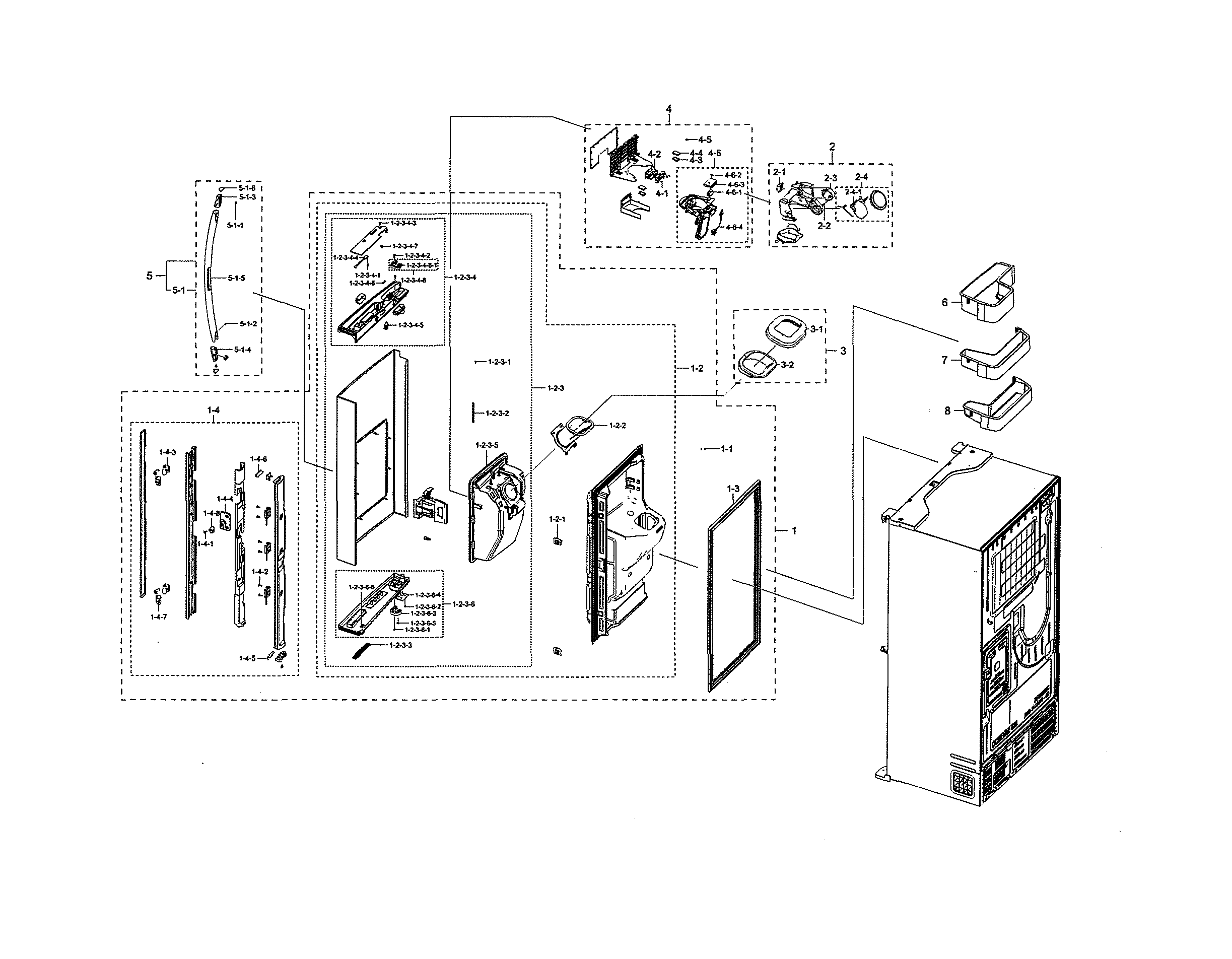 LEFT FRIDGE DOOR
