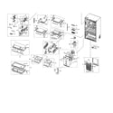 Samsung RF22NPEDBSR/AA-00 fridge / icemaker diagram