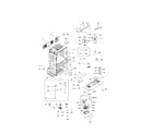 Samsung RF28HMEDBSG/AA-00 cabinet diagram