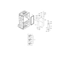 Samsung RF28HMEDBSG/AA-00 right refrigerator door diagram