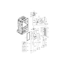 Samsung RF28HMEDBSG/AA-01 left refrigerator door diagram