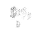 Samsung RF28HMEDBSG/AA-01 right refrigerator door diagram