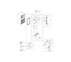 Samsung RF28HMEDBSG/AA-02 left refrigerator door diagram