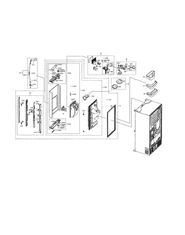 Left fridge door