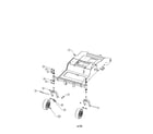 Swisher ZT2452A caster/front wheel diagram