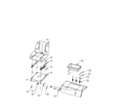 Swisher ZT2452A seat/toolbox diagram