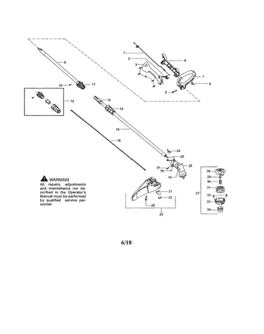 Shaft/shield/handle