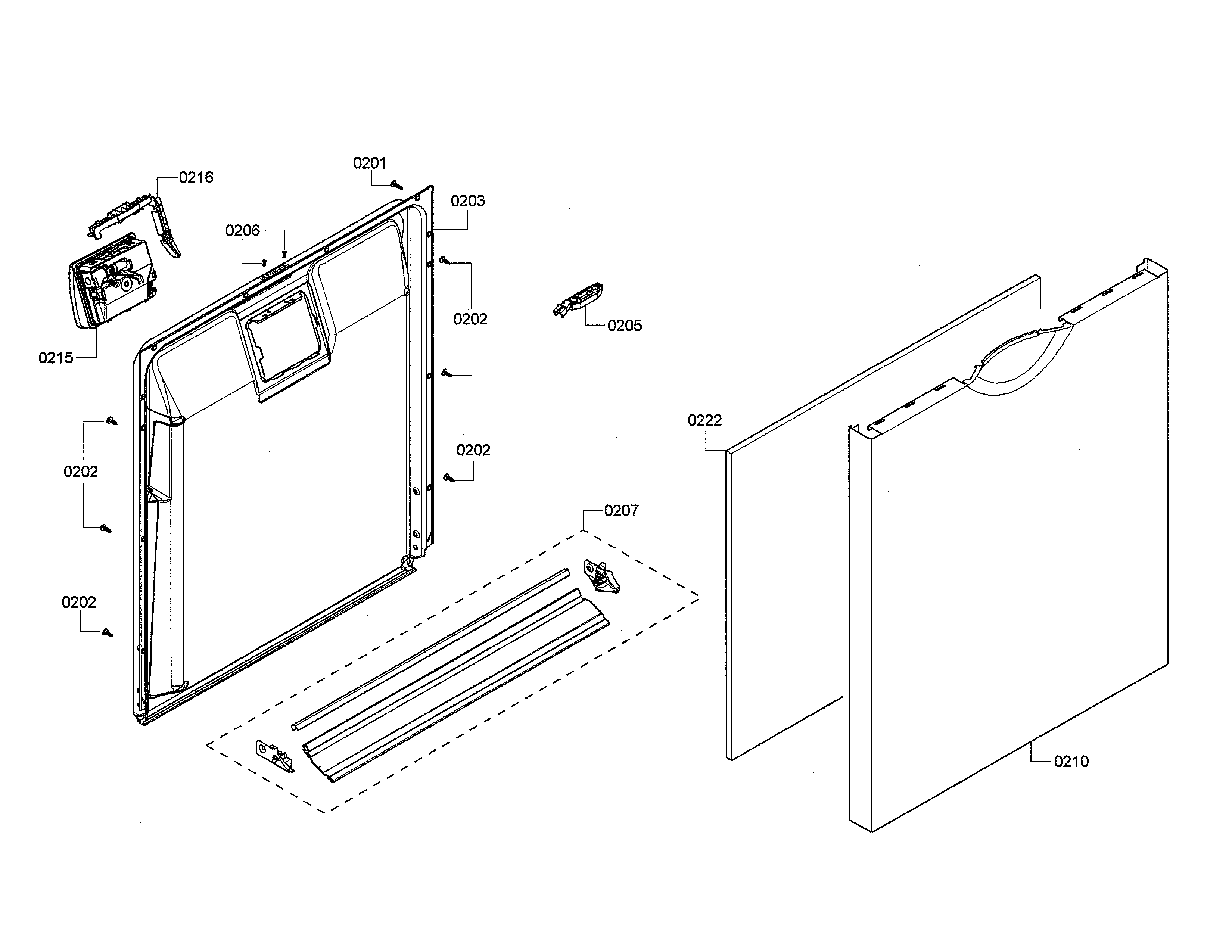 Door/dispenser