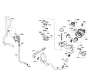 Bosch SHE3ARL5UC/06 drain & haet pumps/water inlet diagram