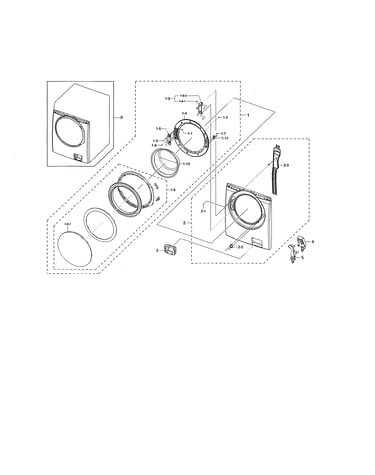 Frame front & door