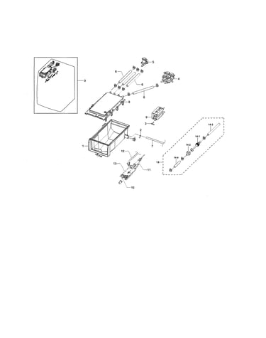 Drawer housing