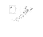 Samsung WF338AAW/XAA-01 drawer diagram