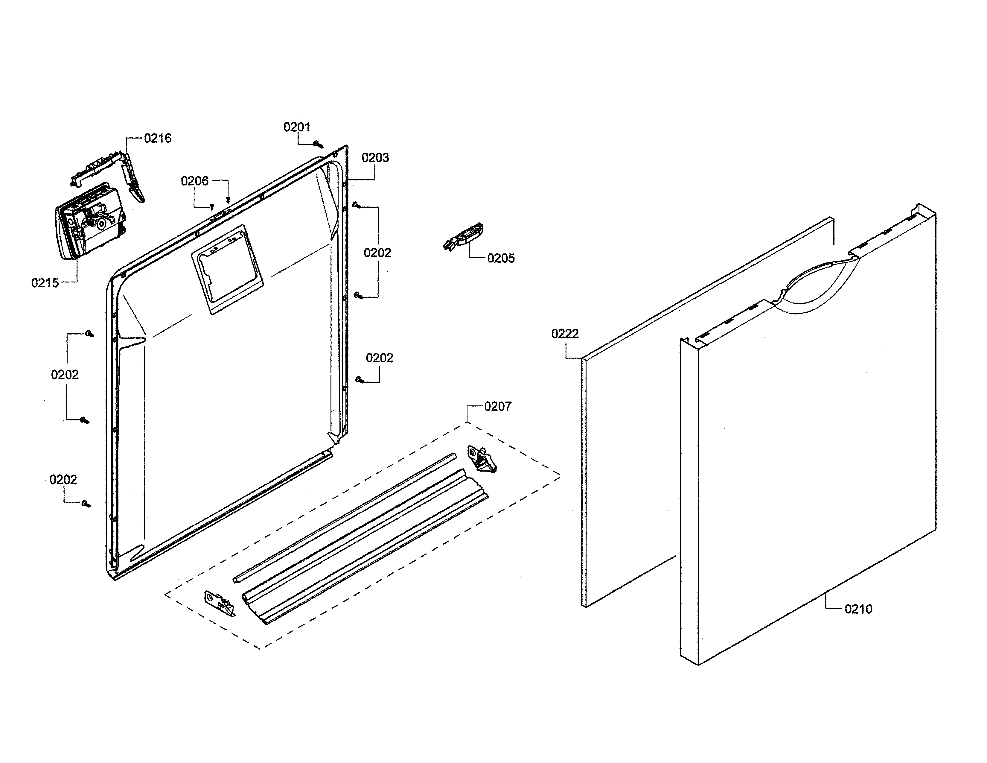 Door/dispenser