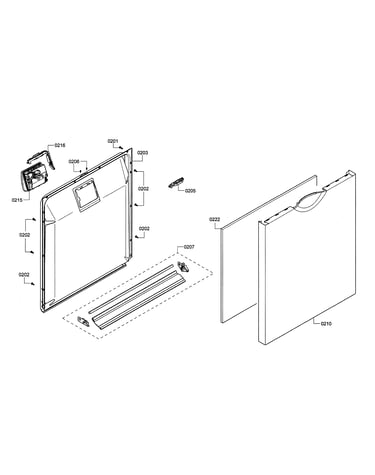 Door/dispenser