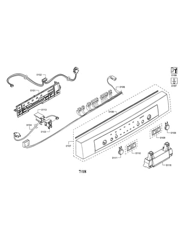 Controller/facia panel