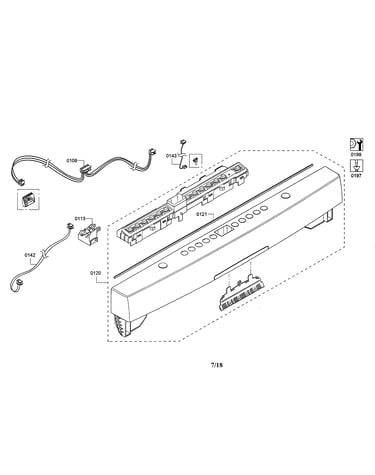 Facia panel/main switch