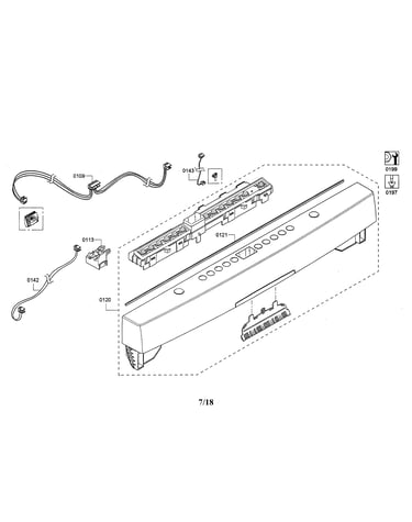 Facia panel/main switch