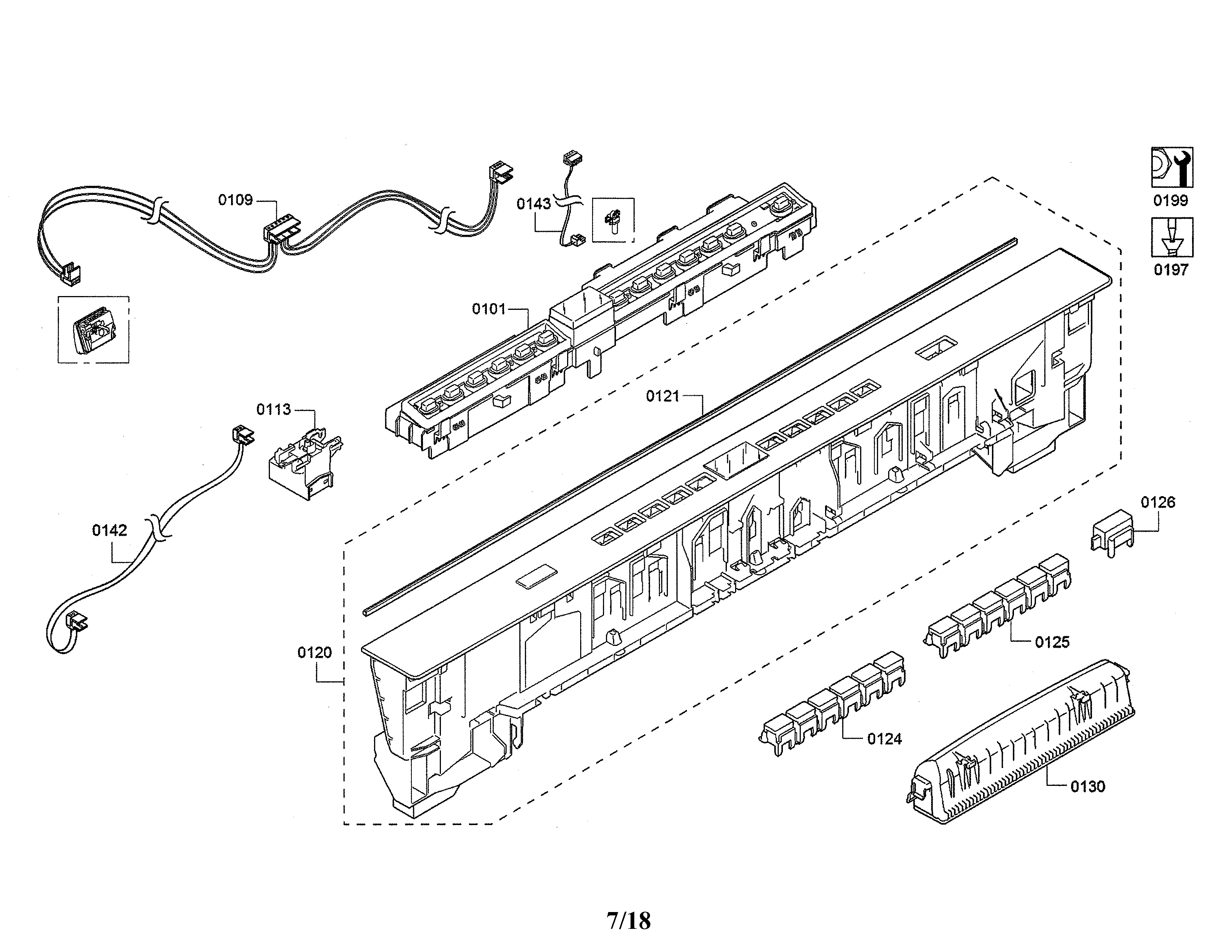 FACIA PANEL/CONTROLLER UNIT