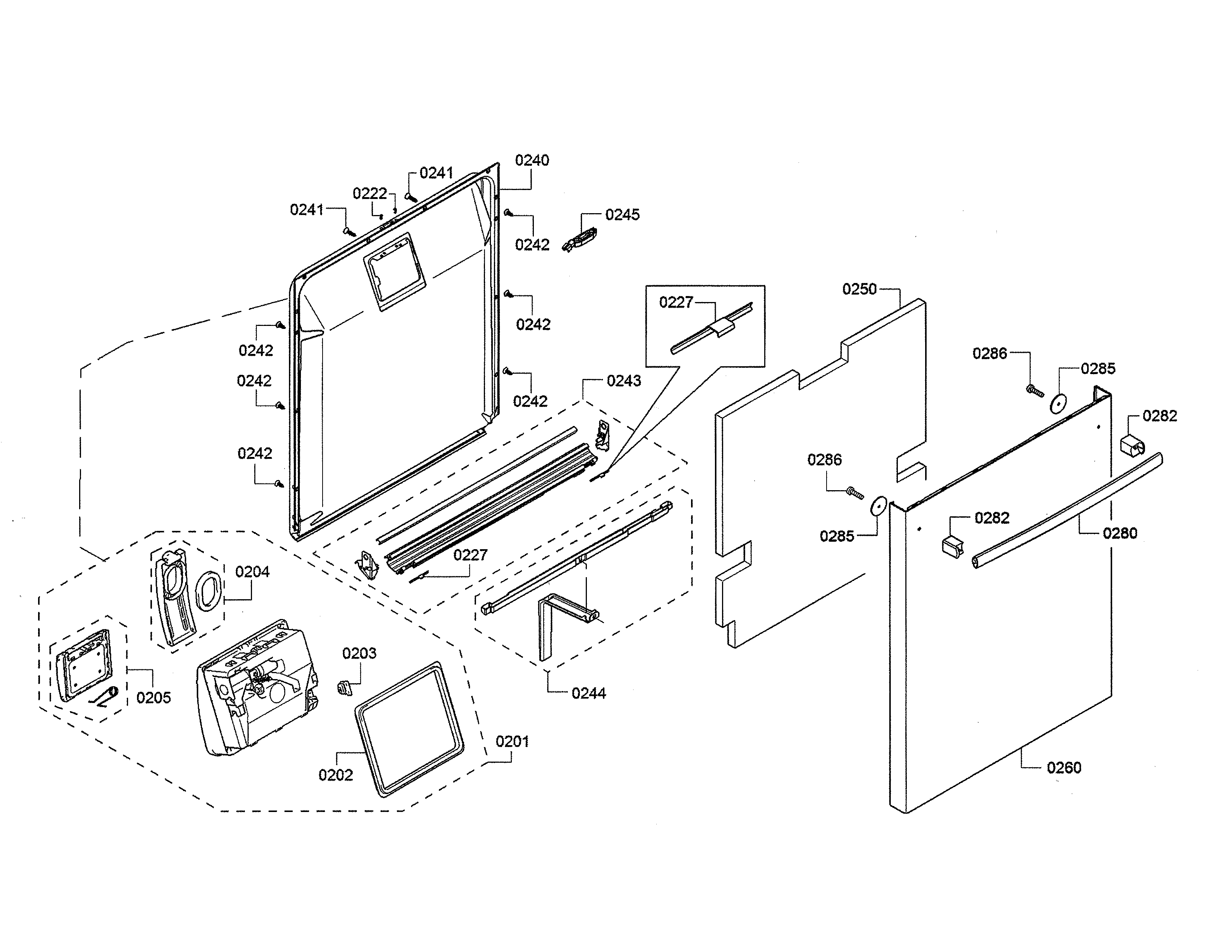 Door/dispenser
