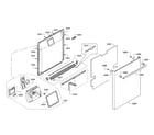 Bosch SHX863WB5N/10 door/dispenser diagram