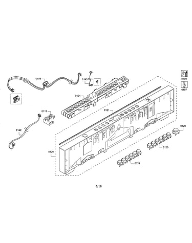 Facia panel/controller unit