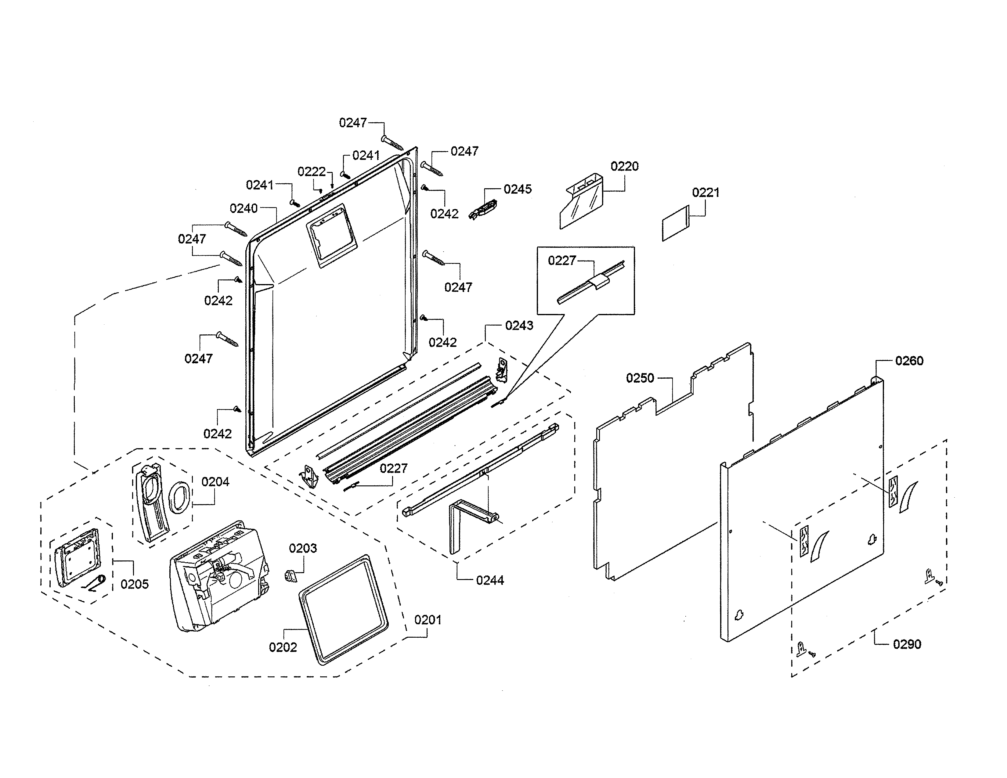 Door/dispenser