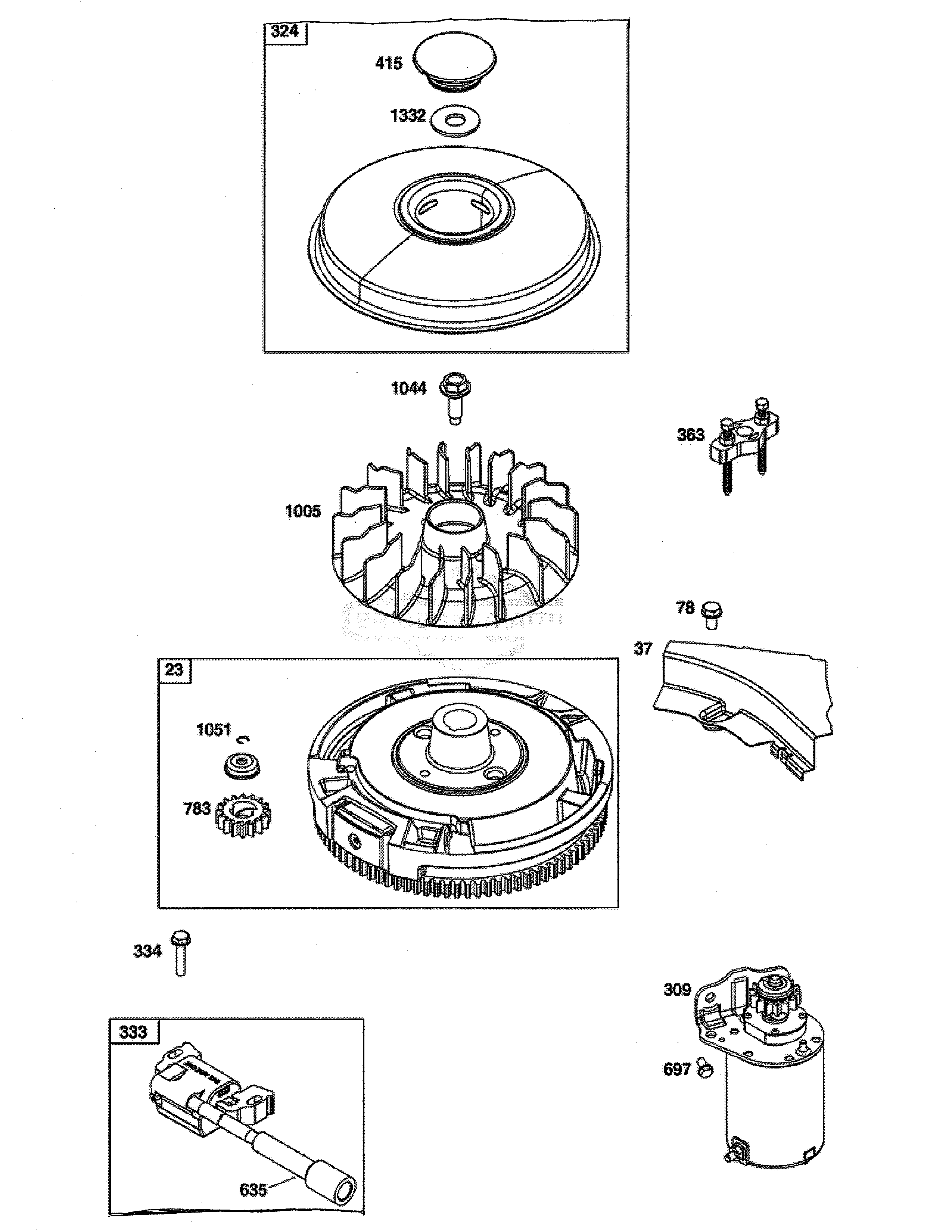 FLYWHEEL/IGNITION/STARTER