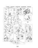 Cylinder/carburetor/sump