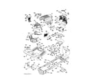 Craftsman 917203831 chassis assembly diagram