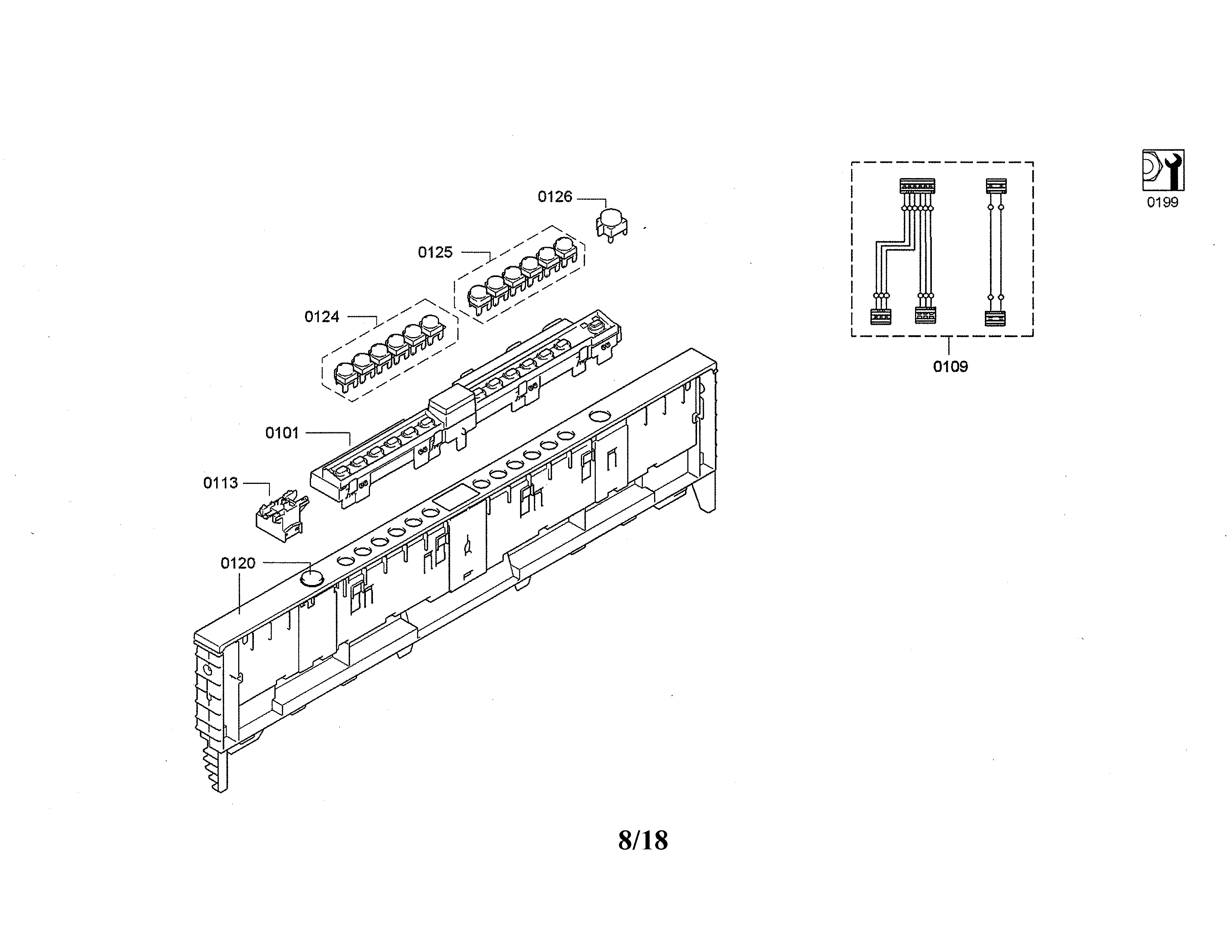 Facia panel/operating module