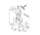 Weed Eater S165H42A mower deck diagram