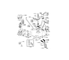 Maytag A612 base/pump/motor & components diagram