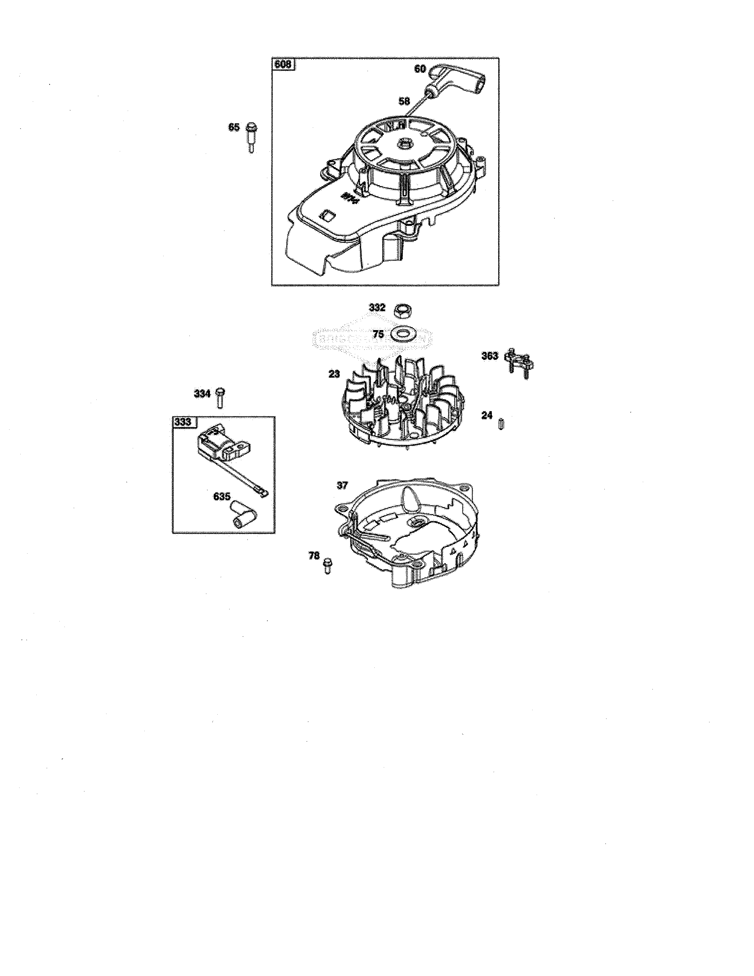 FLYWHEEL/IGNITION/STARTER