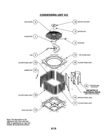 Cabinet/fan assembly