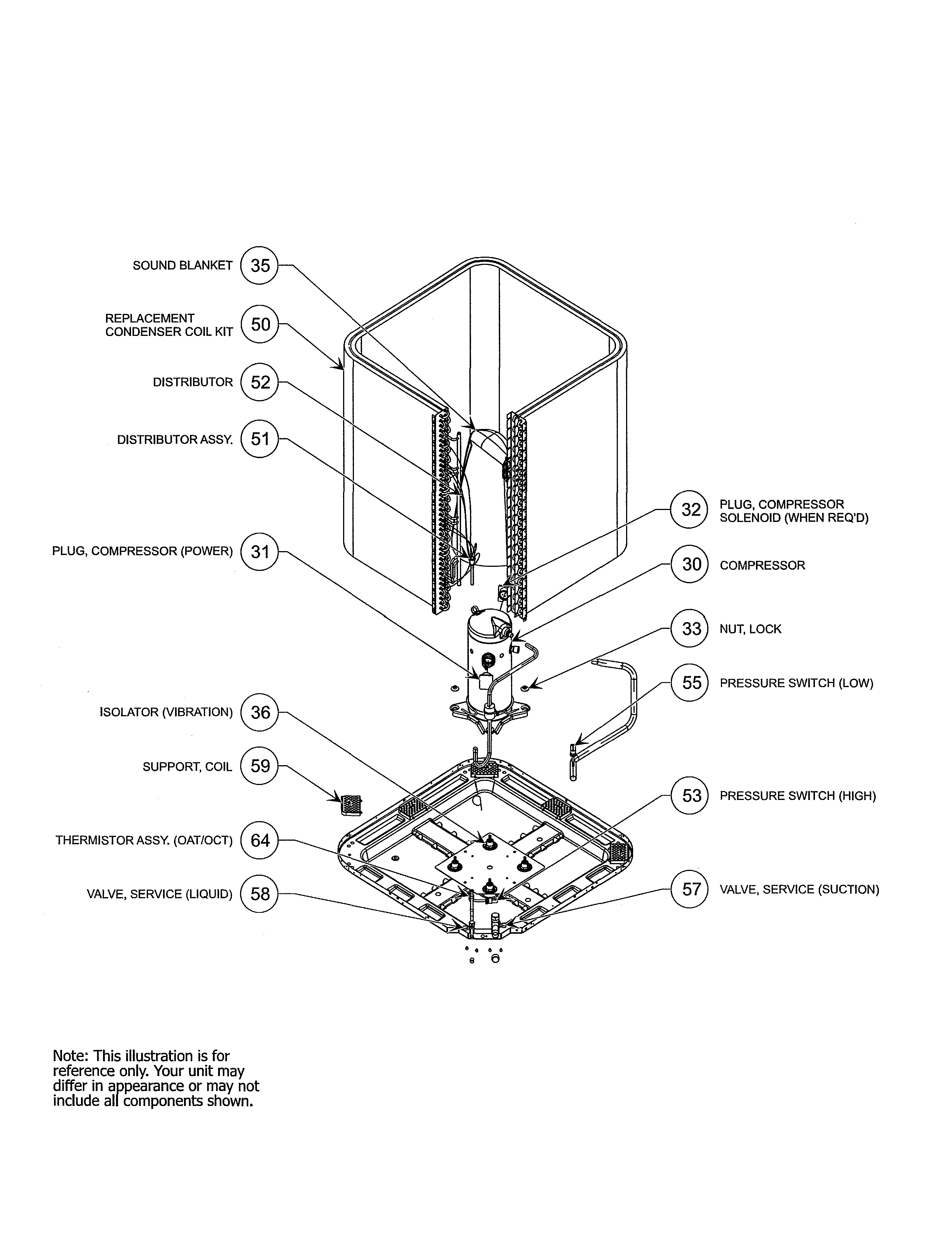 REFRIGERATION/PIPING ASSEMBLY