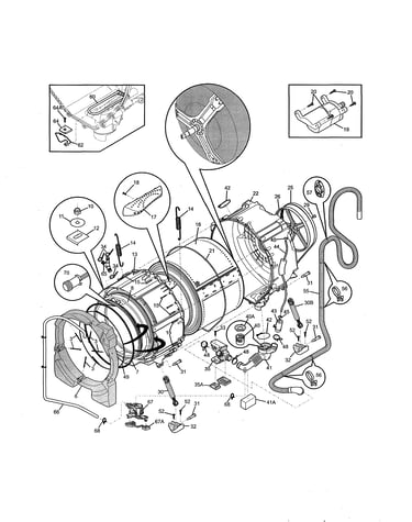 Motor/tub