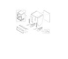 Samsung DW80K5050US/AA-01 case assembly diagram