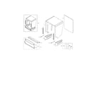 Samsung DW80K5050US/AA-03 case assembly diagram