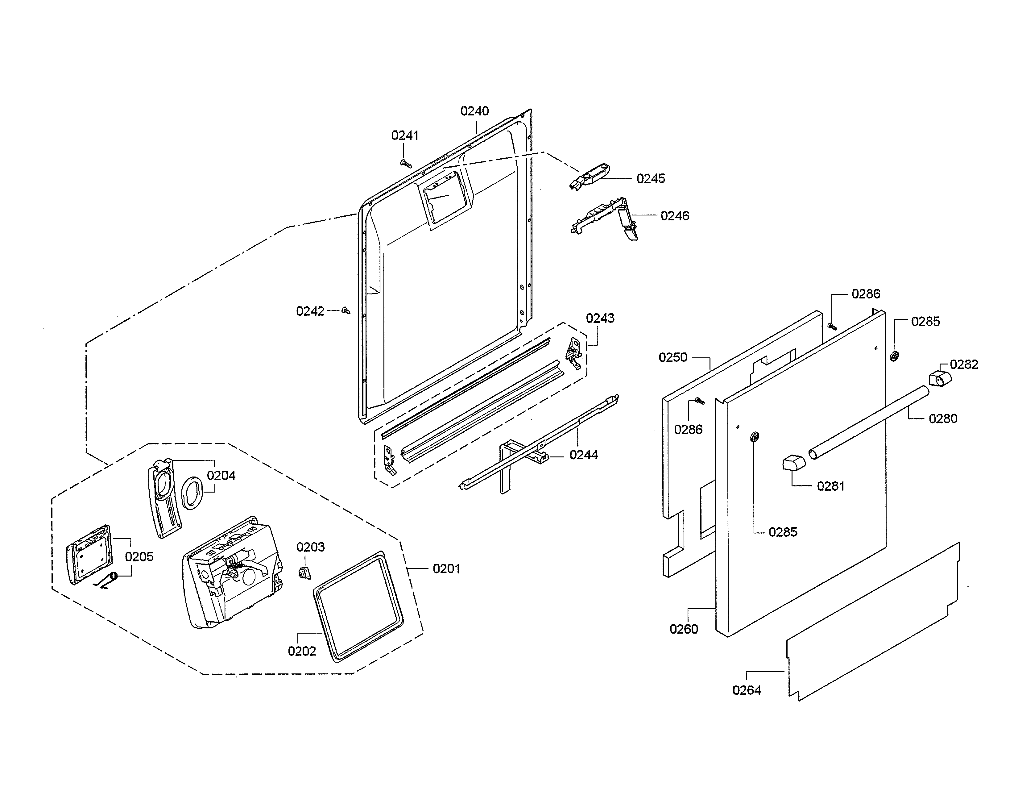 Door/dispenser