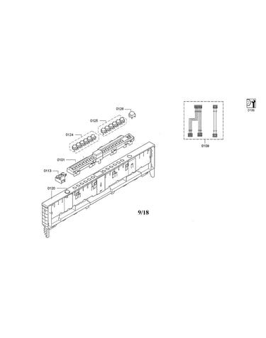 Operating module/panel frame