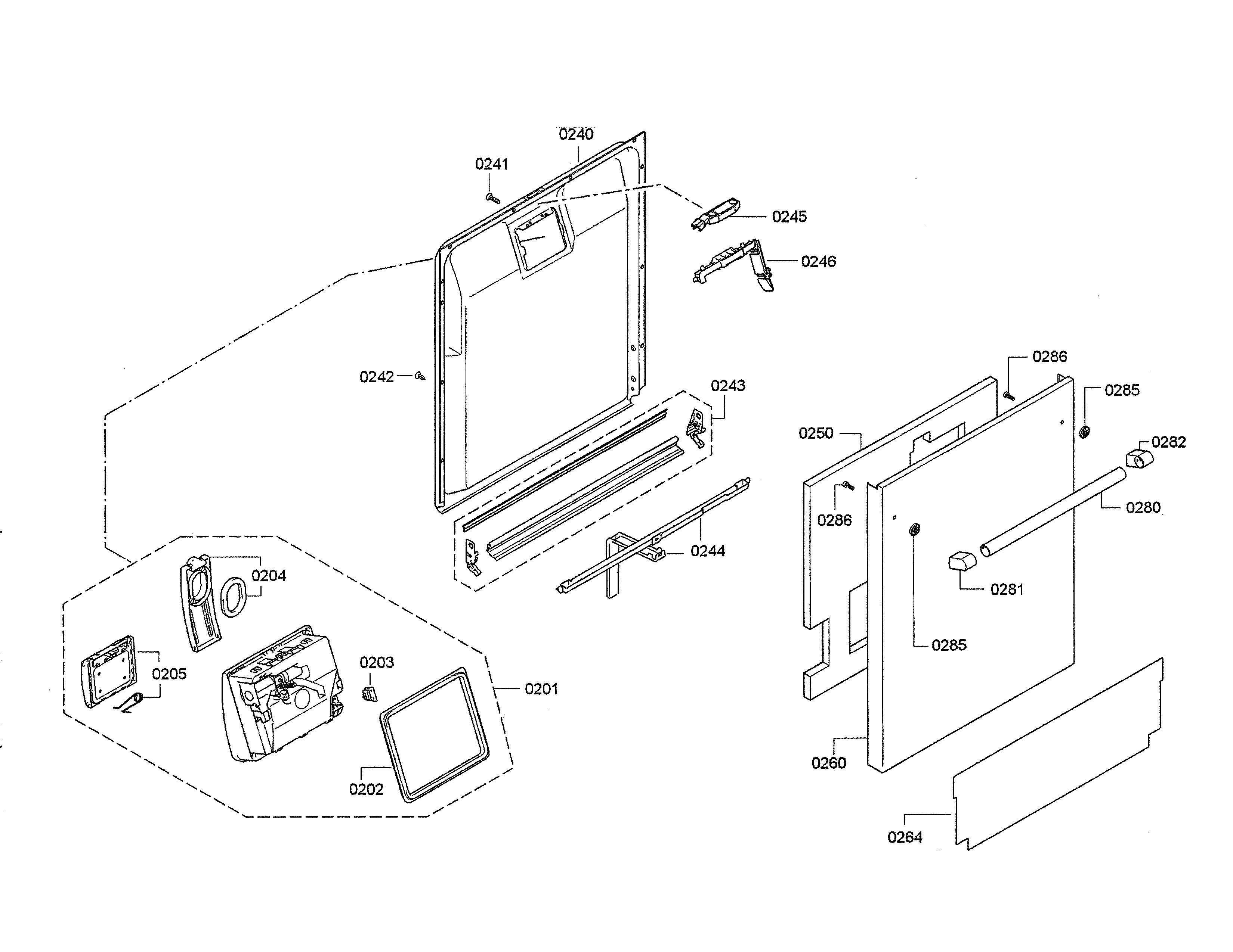 Door/dispenser