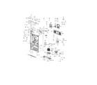 Samsung RFG298HDWP/XAA-01 cabinet diagram